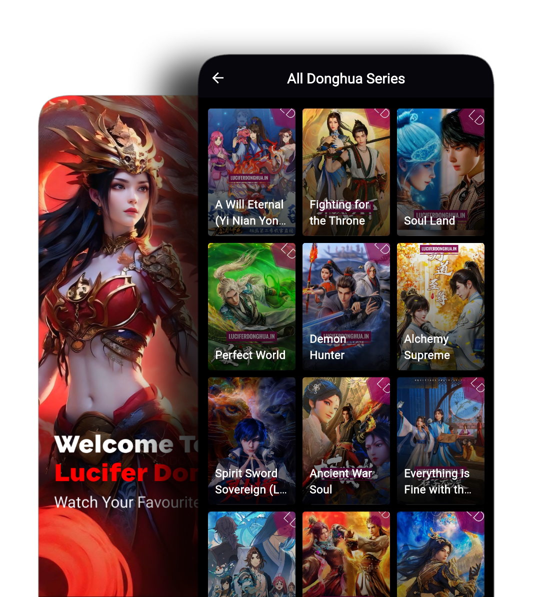 Lucifer Donghua App Preview